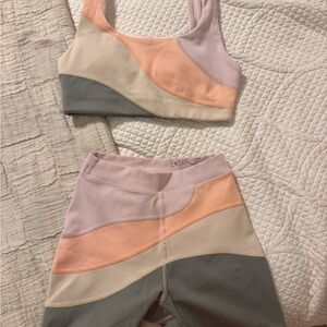 L*Space Pastel Colorblock Activewear Set